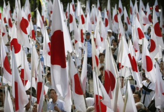 直击：日本右翼团体大规模反华游行
