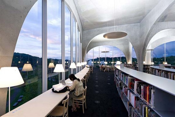 Modern Library University at Tokyo Japan by Toyo Ito2