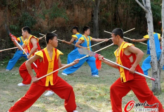 第九届少林国际武术节开幕扫地僧抢镜