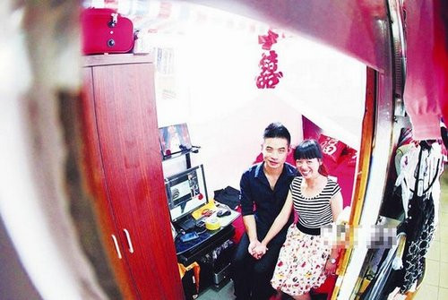 湖北小伙的婚房仅有4.65㎡ 网友感慨“神马是幸福”(图)
