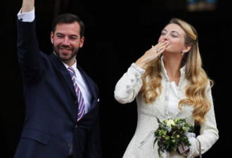 图：欧洲袖珍小国卢森堡举行王室大婚