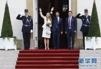 图：欧洲袖珍小国卢森堡举行王室大婚