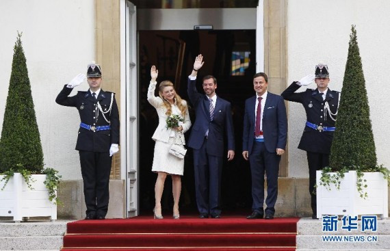 现场高清图集：欧洲袖珍小国卢森堡举行王室大婚(多图)