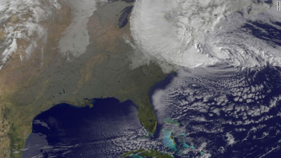 25 a.m. ET Monday. Forecasters warned that Sandy was likely to collide with a cold front and spawn a 