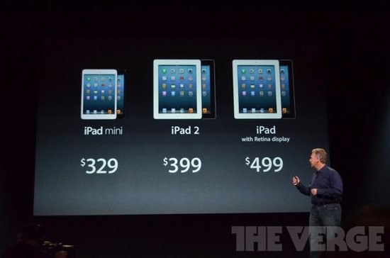 IPad 3 才6个月就过时了 苹果发布iPad mini等5款新品(组图)