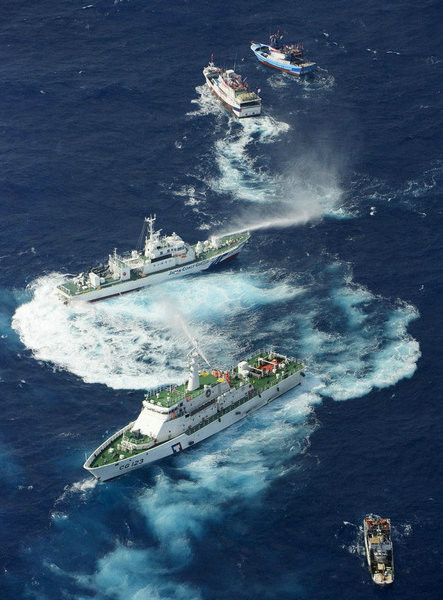 港媒：钓鱼岛中国胜在钱多船也多 日本已经认输(组图)