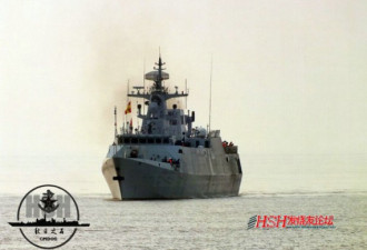 中国新型战舰测试 开足马力海上狂飙