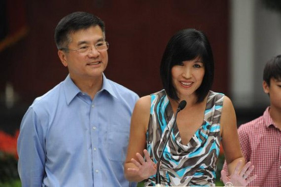 骆家辉的妻子李蒙：中国面孔的&ldquo;肯尼迪夫人&rdquo;(组图)