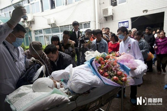 广州17岁女孩遇车祸脑死亡 父母捐献其器官(高清组图)