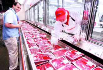 牛肉猪肉价料暴涨6.5% 食物价升3.5%