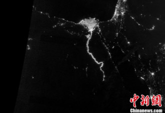 绝美！NASA公布清晰夜间地球灯火照