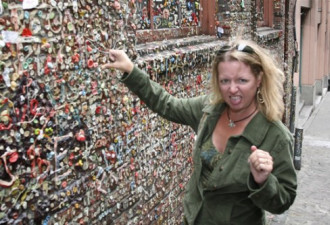 全球最恶心景点 西雅图的口香糖之墙