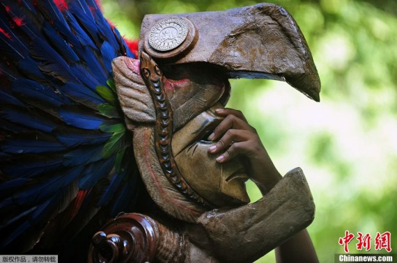 危地马拉玛雅人举行仪式 迎接白克顿周期新纪元(高清组图)