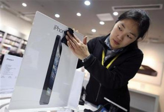 iiPhone5中国大卖 头3天售出200万部