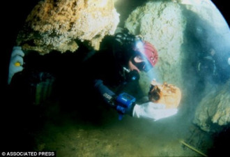 古玛雅洞穴：曾为地下世界通道存放尸体