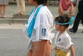 揭秘日本女子相扑 小女孩裸半身厮杀
