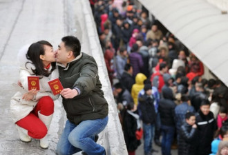 高清组图: 201314引爆中国各地结婚热潮