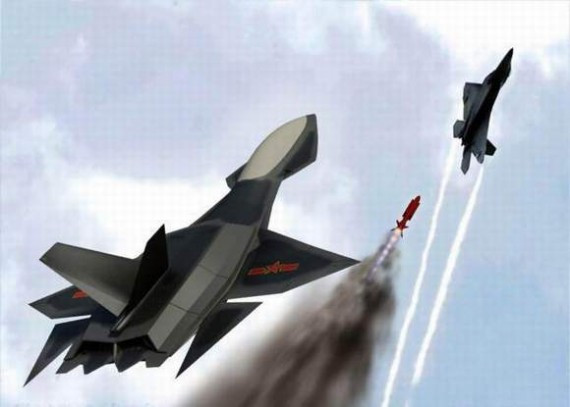 媒体称中国已研发六代机 武器奇特可横扫F-22(组图)