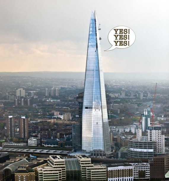 西欧最高摩天大楼 吸引情侣在200多米高空野战(多图)