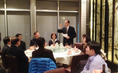 劉志攻介紹台加避免雙重課稅協定。（圖：主辦者提供） 