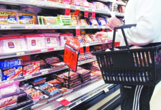 原材料价升食品续涨价 肉制品加价4%