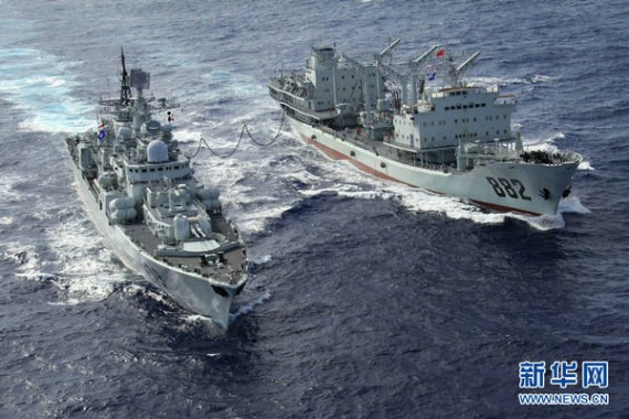 中国海军订购多艘巨舰 水平顶尖正在海试(组图)