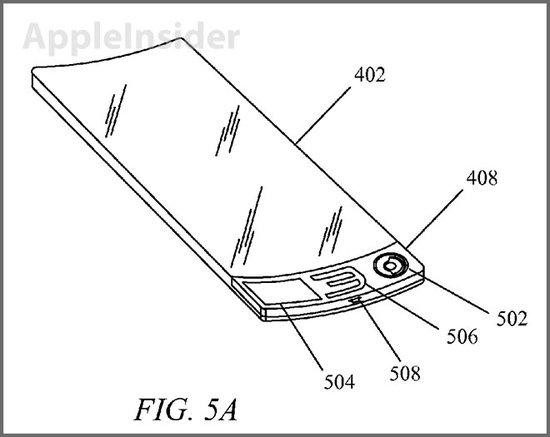 苹果iWatch智能手表专利曝光：手环式触屏可弯曲 (组图)