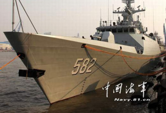 中国新型战舰产能惊人 一年造出十艘