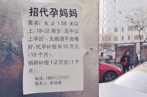 南京：代孕妈妈因怀女婴遭买家赖账抛弃 流落街头