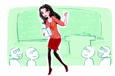 武汉一中学禁止女教师穿黑丝袜 称会让男生们无心听讲(图)