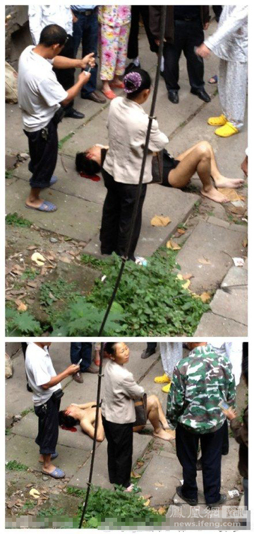 成都3人地震中受惊跳楼身亡 五名学生跳楼受伤(慎入/组图)