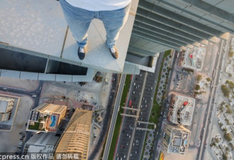 俯瞰迪拜城市震撼美景 感受中东奇迹