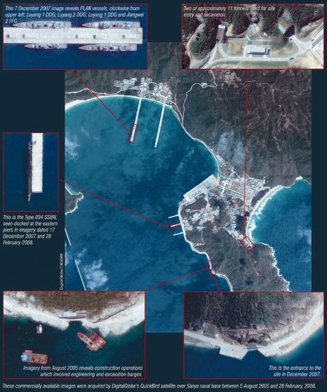 中国在海南三亚建核潜艇基地一事曝光后,印度方面表示警惕。