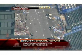 现场：波士顿马拉松赛爆炸 伤亡惨重