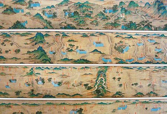 500年前蒙古山水地图拍卖 估价8千万