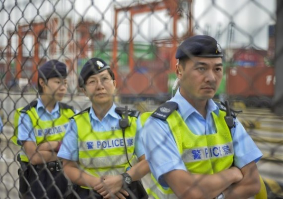 香港货柜码头工人持续罢工 冲击李嘉诚豪宅(高清多图)