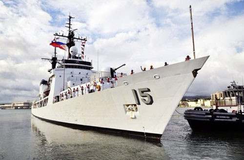 菲律宾：中国战舰若越界 菲律宾军队就动武(图)