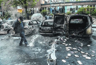 瑞典首都骚乱 暴民连续五晚烧车袭警