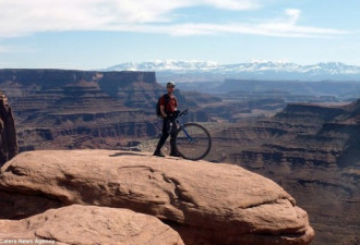 加拿大独轮车手攀爬长城 登喜马拉雅