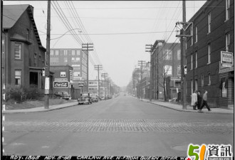 老照片：道路拓宽前后的多伦多市中心