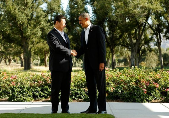 习奥会现场 庄园散步照片 全程不打领带(高清组图)
