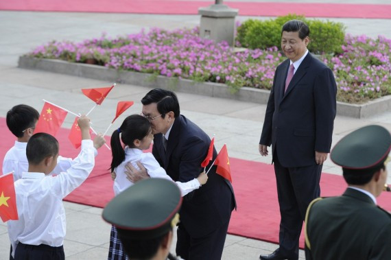 习近平北京举行仪式欢迎越南国家主席张晋创(高清组图)