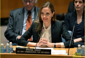 朱莉出席联合国辩论 谴责性暴力犯罪