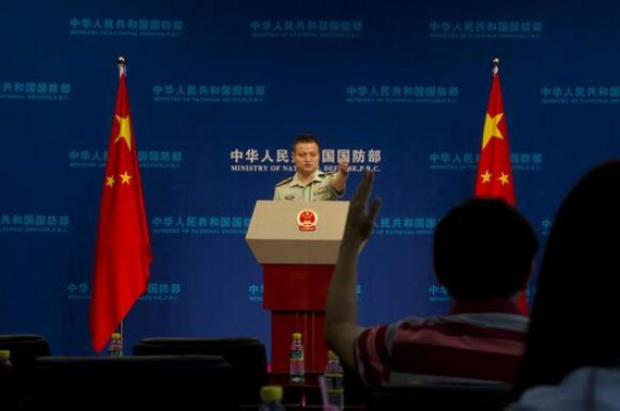 中国国防部强硬回击日"中国入侵"论:送给日方3句话(组图)