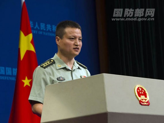 中国国防部强硬回击日"中国入侵"论:送给日方3句话(组图)