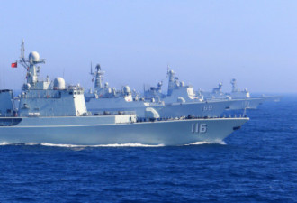 中国俄罗斯19艘舰艇今起在日本海军演
