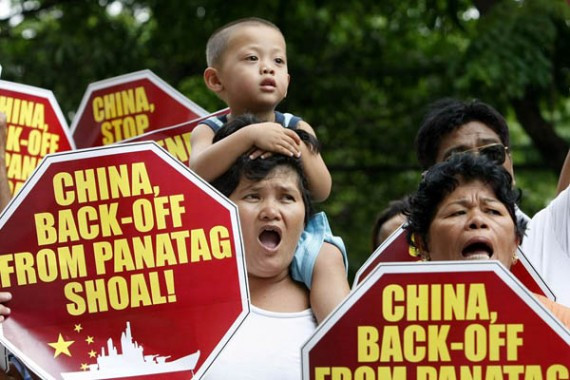 菲律宾要举行全球反华示威 抗议中国掠夺岛礁(组图)