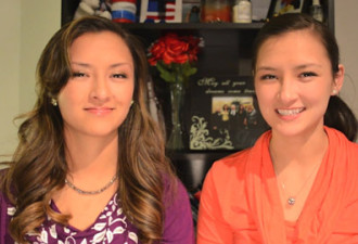 华裔双胞胎女孩 入选美国国会山庄佳丽榜