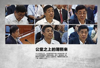 网络热传 薄熙来庭审中十大经典表情