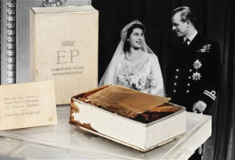 英女王结婚蛋糕60余年不坏 拍出1750英镑
